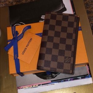 Louis Vuitton Damier Ebene Pocket Agenda Cover